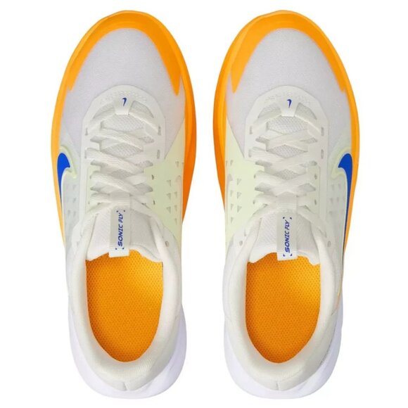 Nike Sonic Fly Big Kids Yellow Blue White Running Jogging Shoes Size 5.5Y - Picture 2 of 8